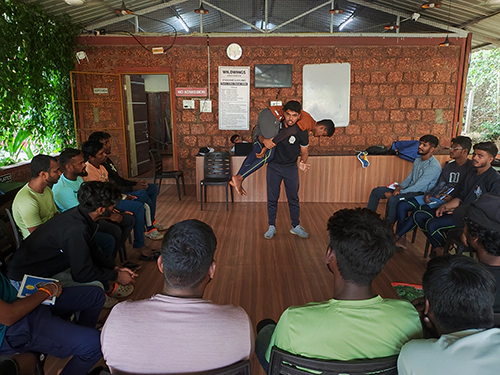 First Aid training session
